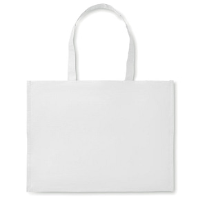 Horizontal paper woven shopping bag - 1