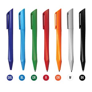 Promotional Plastic Pens Twisted Design